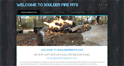 Desktop Screenshot of boulderfirepits.com