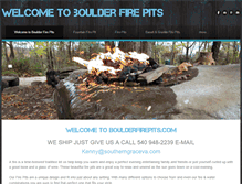 Tablet Screenshot of boulderfirepits.com